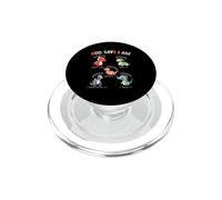God Says I Am Dinosaur Bible Verses PopSockets PopGrip pour MagSafe