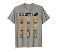 God Says I Am Kids Garçons Filles T-Shirt