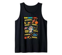God Says I Am Outer Space Themed Bible Christian Kids Boys Débardeur