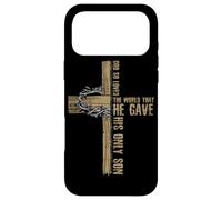 God So Love The World That He Gave His Only Fils Easter Jésus Coque pour iPhone 17 Pro Max