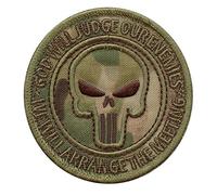 God Will Judge Our Enemies Multicam US Navy Seals DEVGRU Punisher Morale Touch Fastener Patch
