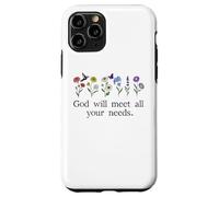 God Will Meet All Your Needs Philippians 4:19 4:9 Christian Coque pour iPhone 11 Pro