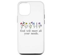 God Will Meet All Your Needs Philippians 4:19 4:9 Christian Coque pour iPhone 12/12 Pro