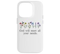 God Will Meet All Your Needs Philippians 4:19 4:9 Christian Coque pour iPhone 14 Pro