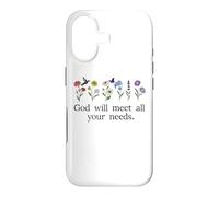 God Will Meet All Your Needs Philippians 4:19 4:9 Christian Coque pour iPhone 17