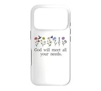 God Will Meet All Your Needs Philippians 4:19 4:9 Christian Coque pour iPhone 17 Pro