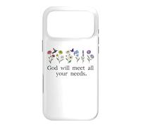 God Will Meet All Your Needs Philippians 4:19 4:9 Christian Coque pour iPhone 17 Pro Max