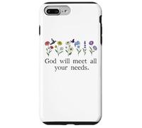 God Will Meet All Your Needs Philippians 4:19 4:9 Christian Coque pour iPhone 7 Plus/8 Plus