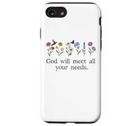 God Will Meet All Your Needs Philippians 4:19 4:9 Christian Coque pour iPhone SE (2020) / 7 / 8