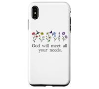 God Will Meet All Your Needs Philippians 4:19 4:9 Christian Coque pour iPhone XS Max