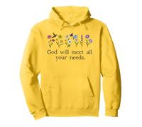 God Will Meet All Your Needs Philippians 4:19 4:9 Christian Sweat à Capuche