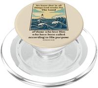 God Works for The Good Romans Phare 8:28 PopSockets PopGrip pour MagSafe