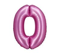 GoDan Ballon Film Beauty&Charm, Chiffre 0, Rose Satin, 76 cm