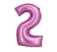 GoDan Ballon Film Beauty&Charm, Chiffre 2, Rose Satin, 76 cm