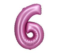 GoDan Ballon Film Beauty&Charm, Chiffre 6, Rose Satin, 76 cm