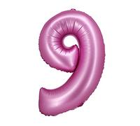 GoDan Ballon Film Beauty&Charm, Chiffre 9, Rose Satin, 76 cm