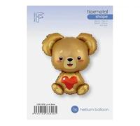 Godan C901856 Ballon Foil Ours avec Cœur Saint Valentin