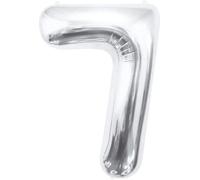 Godan XL ballon en plastique nombre 7 argent 85 cm