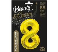 Godan XL ballon en plastique nombre 8 or 85 cm