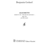 GODARD - 3 MORCEAUX OP 116 N 1 - ALLEGRETTO - FLUTE ET PIANO