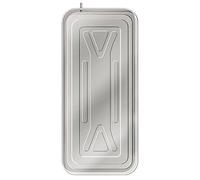 GODARM Bac de Drainage d'Unité Extérieure de Climatiseur en Acier Inoxydable, avec Tuyau de Vidange de 2 m, Boucle et Fil de Fer, Collecteur de Condensat Épaissi (Size : 3p)