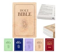 GodbTG Bible Pillow Book Plush That Opens, Bible Plush Pillow Book, Holy Bible Pillow, Pillow Bible, Plush Bible Pillow (Khaki)
