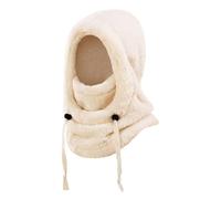 GodbTG Cozy All-in-One Winter Warm Hat for Kids, Winter Fleece Balaclava Hat Warm Full Face Ski Mask Hood Cap (#4,Taille Unique)