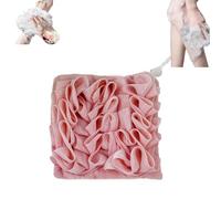 GodbTG Loofah Sponge 2 en 1, Gant de Bain et Loofah, Rose