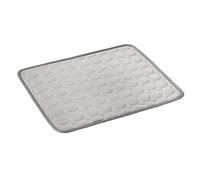 GodbTG Premium Cooling Mat for Pet, Summer Ice Silk Dog Cooling Pad & Washable Pee Pad for Indoor Or Outdoor - Bottom Waterproof and Anti Slip (Gray,2XL/150 * 100cm)