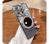 GodbTG Sparkling Diamond Women's Phone Case with Mirror & Stand for iPhone 12/13/14/15/16/17 Pro Max,17Air (17 Pro Max,#4)