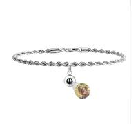 Godchoices Bracelet photo personnalisé Persoanlised Photo Projection Bracelet Bracelets photo en cercle avec photo à l'intérieur pour femmes/hommes/couple/meilleurs amis