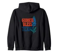 Goddess Bless Texas Divine Féminine Retro Pride Vibes Sweat à Capuche