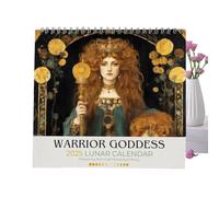 Goddess Calendrier lunaire 2025, Goddesses 2025, calendrier lunaire 2025, calendrier mensuel, avec 12 illustrations originales, un cadeau gothique pour les amateurs du mythe grec