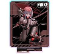 Goddess of Victory: Nikke - Figurine acrylique Crouching Series Scarlet Holographic 14 cm
