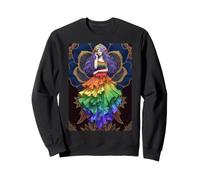 Goddess Pride Rainbow Queen Power Sovereign Love Aura Rise Sweatshirt