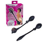 Gode anal gonflable dilatateur butt prise portable bouchon lisse souple XL