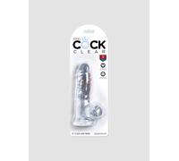 Gode avec Testicules 12,7 cm King Cock Clear