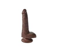 Gode avec Testicules 15,2 cm King Cock
