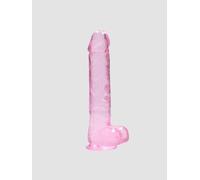 REALROCK - gode réaliste transparent - rose (22cm)