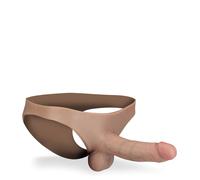 Gode ceinture creux seconde peau pénis XXL réaliste Jude