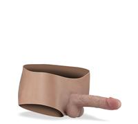 Gode ceinture creux seconde peau pénis XXL réaliste Soan