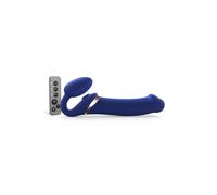 Gode ceinture Multi Orgasm bleu taille XL - STRAP-ON-ME