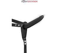 Gode ceinture noir vibrant Fetish Tentation