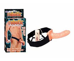 Gode Ceinture Penis Creux Vibrant Pour Homme Strap On Robotic