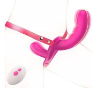 Gode Ceinture Pour Lesbiennes Double God Pénétration Femme Godes Ceintures Hétéro Vibrant Sens Vibromasseur Couple Strap On-me Homme Anus Hetero Débutant Xxl Fin Vibrante Avec Heter Anale,pink