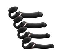 Gode-Ceinture Strapless Multi Orgasm Bendable Noir Taille XL