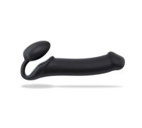 Gode-Ceinture Strapless Semi-Réaliste XL Noir