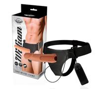 Gode ceinture willian creux extension vibrant 17 x 45 cm, Largeur 285 mm, Longueur 120 mm, Profondeur 70 mm, Poids 0.458 Kg, Couleur Nude