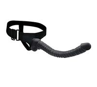 Gode ceinture XXL gode géant, cheval, sangle en nylon réglable, véritable dong, de jouets sexuels pour couples, jouets sexuels pour hommes et femmes, chair(Color:Schwarz)