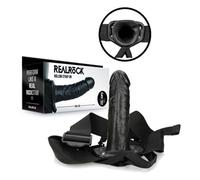 Gode creux réaliste avec testicules phallo portable vaginal faux pénis anal